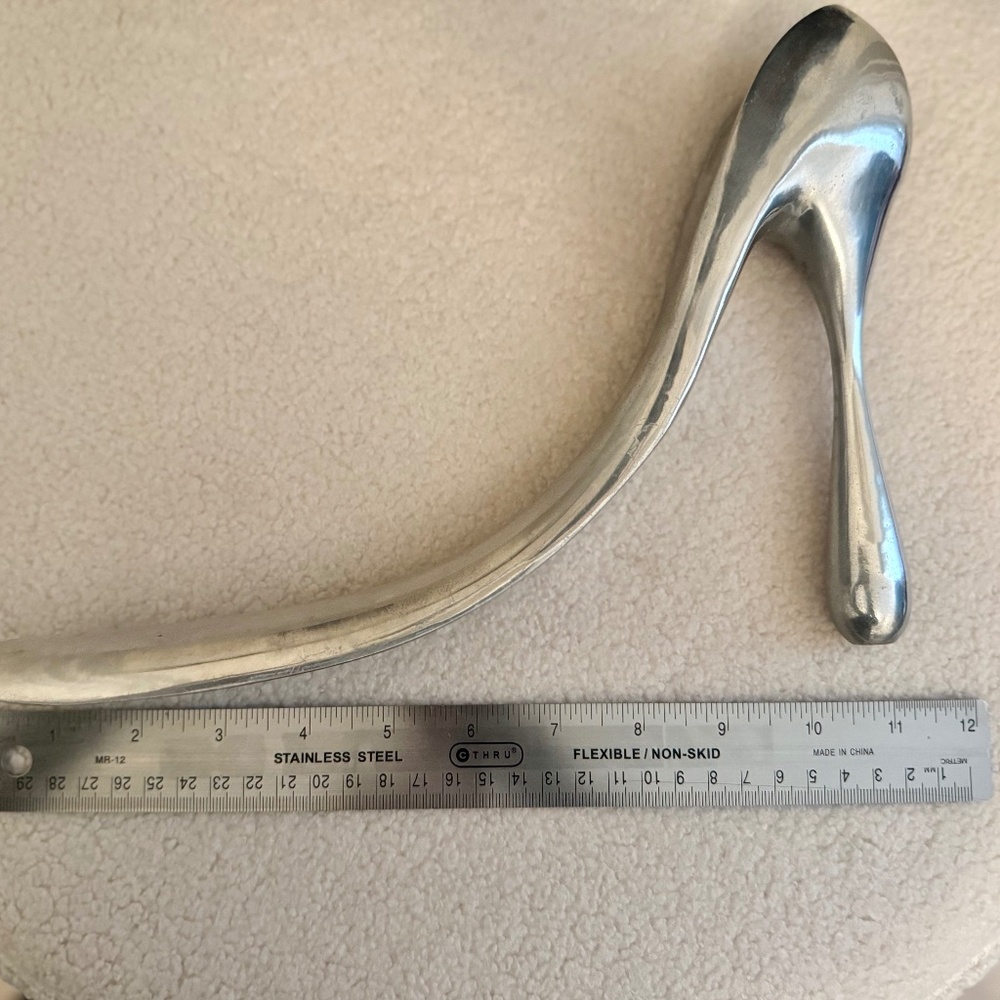 Manolo Blahnik Shoe Horn - 40th Anniversary Collectors - Cast Aluminum